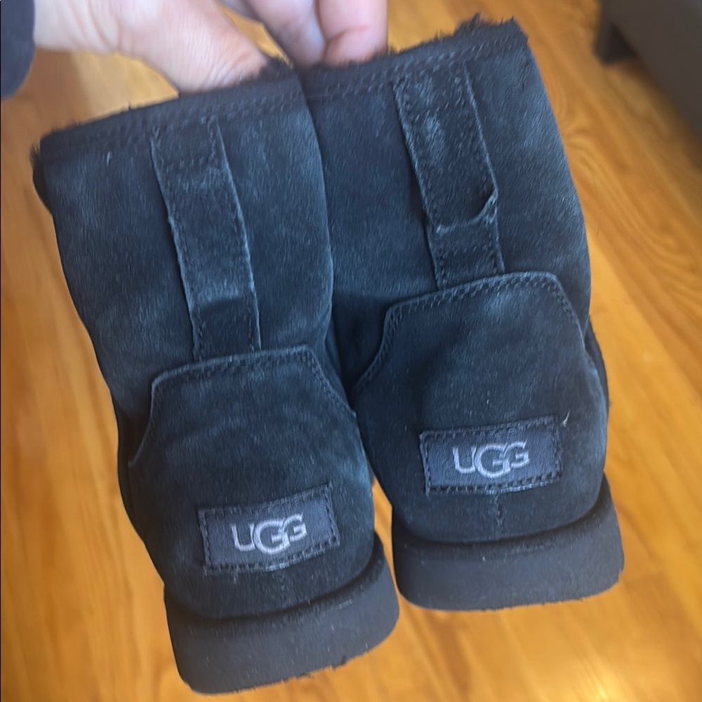 UGG Charcoal Suede Ankle Boots